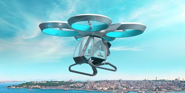 İlk testi başarıyla geçen Türkiye'nin ilk uçan arabası Cezeri'ye dünya basınından büyük ilgi