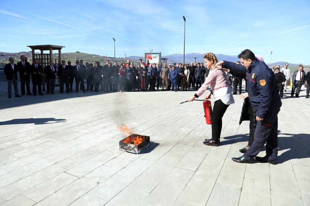 İlkadım Belediyesi Personeline yangın eğitimi 