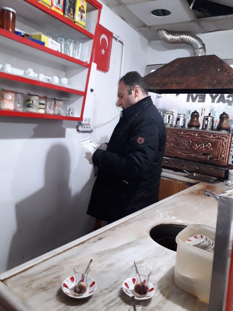 İlkadım’da çay ocağı denetimleri 