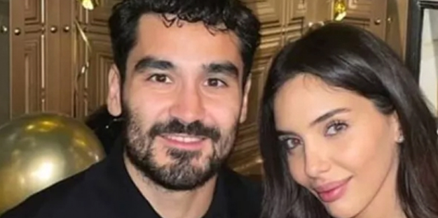 İlkay Gündoğan'ın eşi, İngiltere'yi karıştırdı!