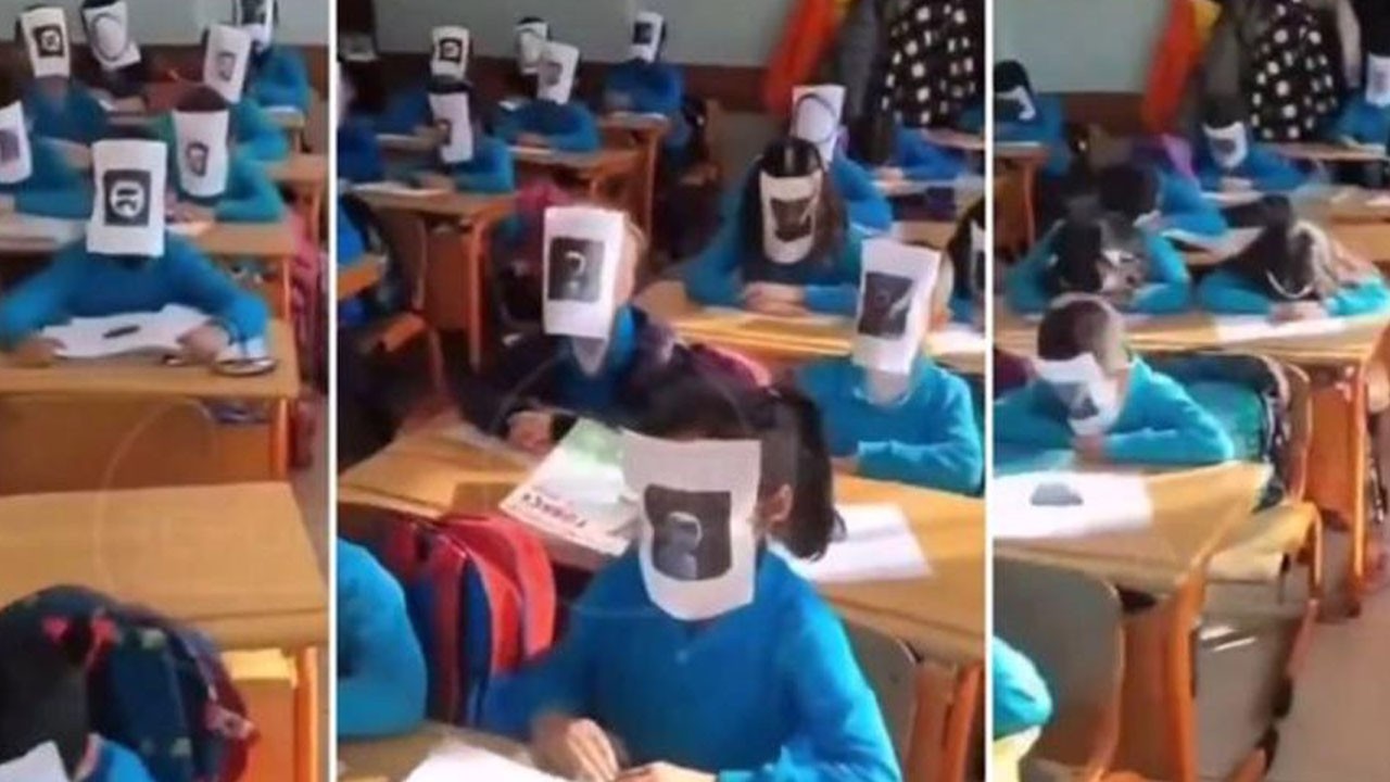 İlkokulda skandal görüntüler! Öğretmen sosyal medyada kripto para reklamı yaptırdı!