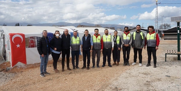 ILO Türkiye Direktörü Özcan’dan deprem bölgesi Hatay’da inceleme