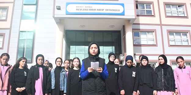 İmam Hatip öğrencilerinden duygulandıran Gazze buluşması!