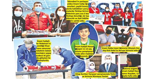 İmam Hatipliler başarılarını ödülle taçlandırdı