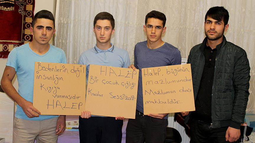 İmam Hatipliler harçlıklarını Haleplilere gönderdiler