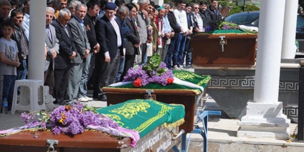 İmam Hidayet Önür, eşi ve kızı ahirete uğurlandı