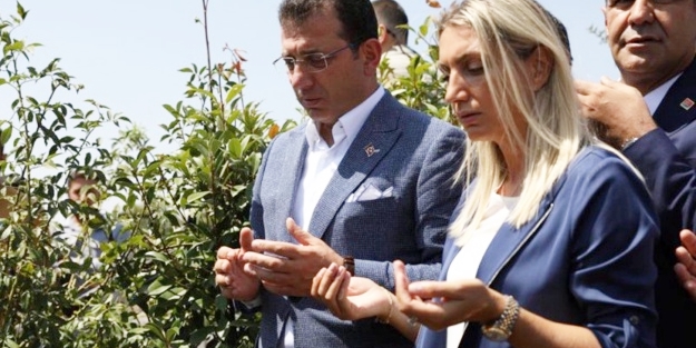 İmamoğlu eşini 'koluna vurarak' uyardı!