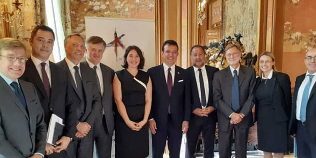 İmamoğlu Fransa'da bakın kimlerle buluştu!