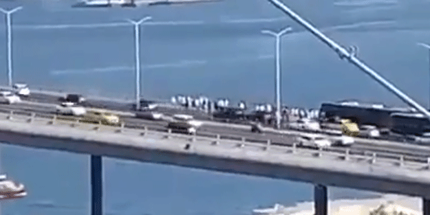 İmamoğlu iş bilmezliği! Onlarca kişi köprüyü yürüyerek geçmek zorunda kaldı