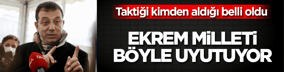 İmamoğlu milleti böyle uyutuyor!