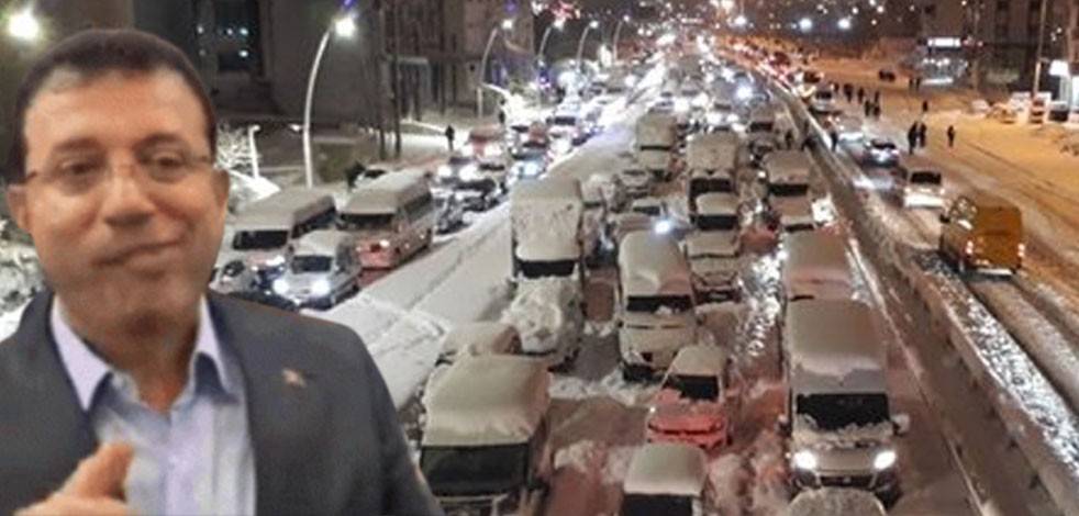İmamoğlu nereyi yönettiğini de bilmiyor! İstanbul'un büyüklüğünü kar yağınca anladım