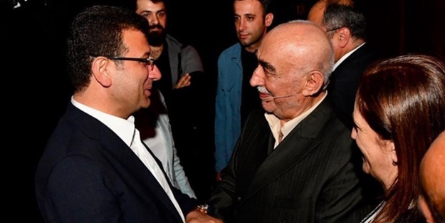 İmamoğlu Şener Şen'i izlemeye gitti