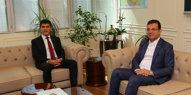 İmamoğlu'ndan İP ve SP'ye ziyaret