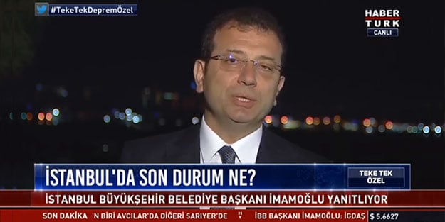 İmamoğlu'ndan İstanbul depremi açıklaması: 20-30 bin can kaybı iyimser