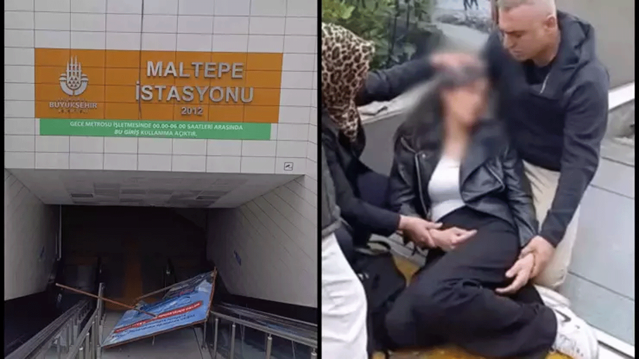 İmamoğlu’nun liyakatsiz yönetimi facialara yol açıyor! Maltepe metro istasyonunda korkunç kaza!