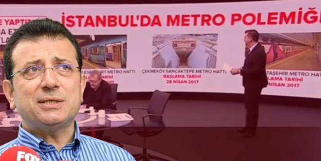 İmamoğlu'nun 'metro' yalanı çürüdü! 'İBB'nin projelendirip başladığı bir çalışma yok'