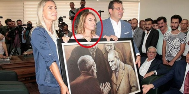 İmamoğlu'nun Mustafa Kemal portresi hediye ettiği HDP'li Başkan PKK'lılara methiyeler düzmüş