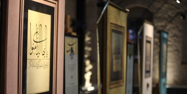 İman Ayetleri Hat Sergisi Konya Tantavi Kültür Merkezi'nde açıldı! 'Ey İman edenler...'