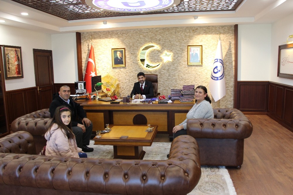 İmer ailesinden Rektör Aldemir’e teşekkür ziyareti 