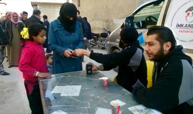 İMKANDER'in Suriyelilere yardımları sürüyor