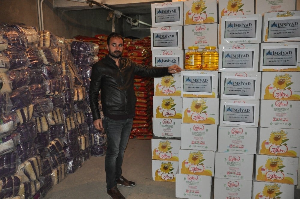 İMSİYAD, Bulanık’ta 800 aileye gıda yardımı yaptı 