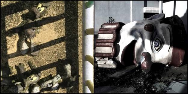 İn cinin top oynadığı terkedilmiş lunaparktan gelen sesler korkuya neden oldu! 