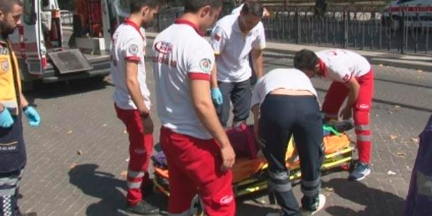 İnanılmaz kaza! Motosiklet ile tramvay çarpıştı