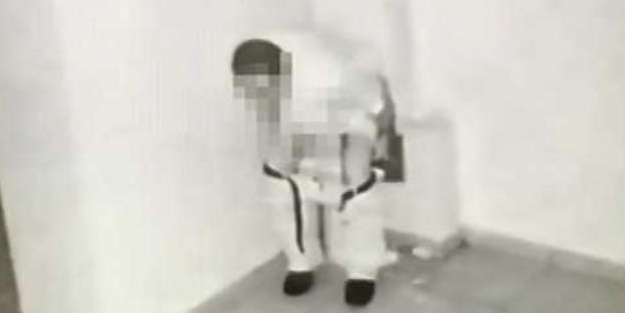 İnanılmaz hadise! Tuvaletini çöp kutusuna yaptı