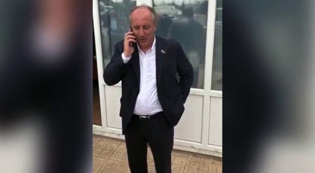 İnce sahneden atılan kişiden özür diledi