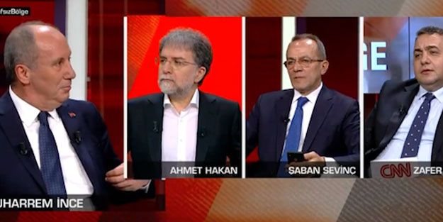 İnce'den canlı yayında 'Saray'a giden CHP'li kim?' açıklaması