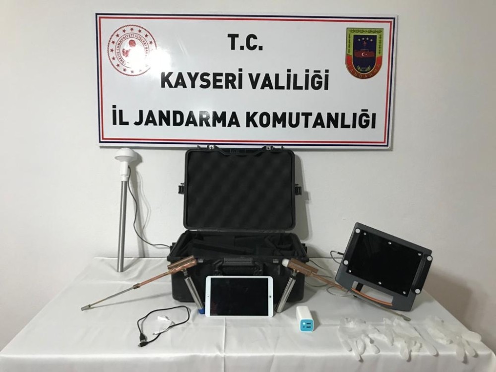 İncesu’da tarihi eser operasyonu: 4 gözaltı 