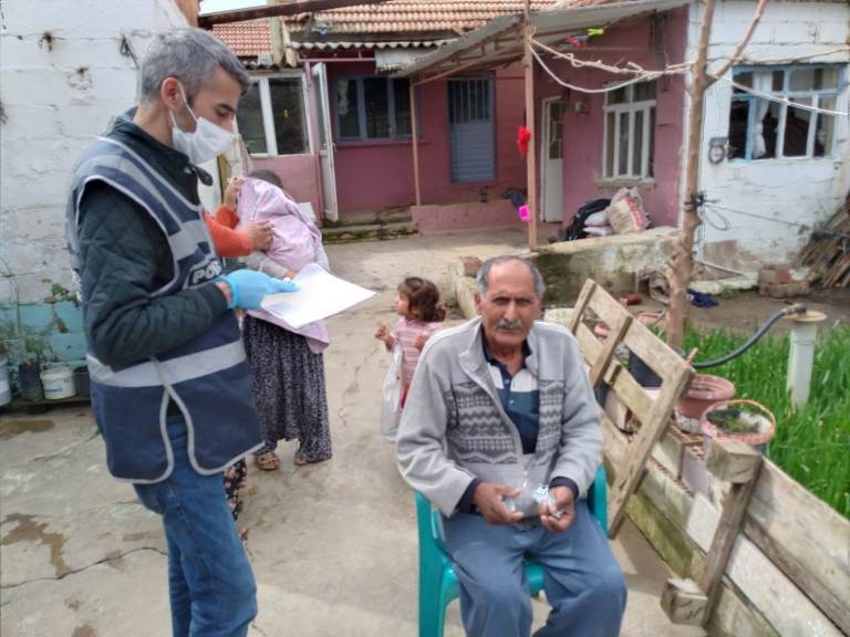 İncirliova’da 1482 vatandaş maaşını evde aldı 