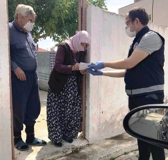 İncirliova’da 580 vatandaşın maaşları evlerinde ödendi 