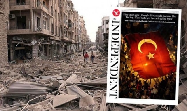 Independent'den skandal Türkiye mesajı