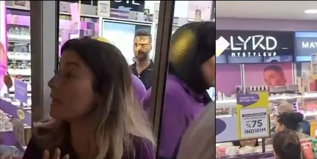 İndirim izdihamı: Kozmetik mağazasında kavga çıktı! Bir anda tutuştu...