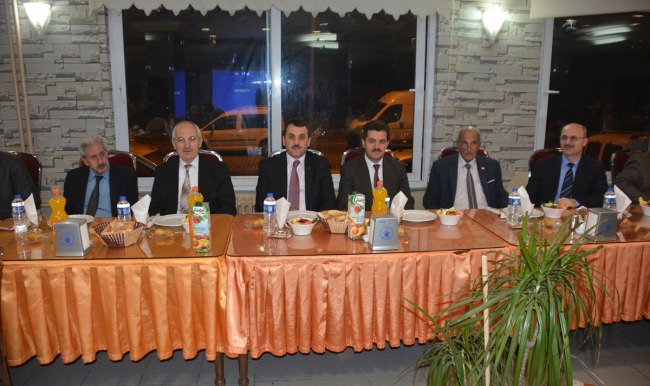 İnebolu Müftüsü Çakmakçı'ya veda yemeği