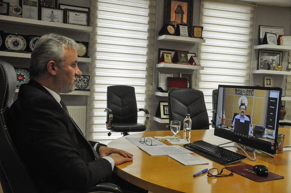 İnegöl ekonomisinin sıkıntıları Hisarcıklıoğlu’na iletildi 