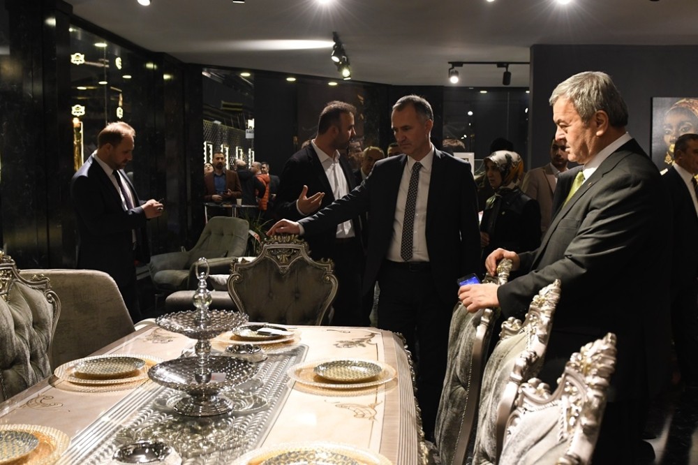 İnegöl protokolü İMOB’da mobilyacılarla buluştu 