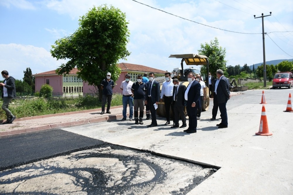 İnegöl Yeniceköy’de su baskınının yaraları sarılıyor 