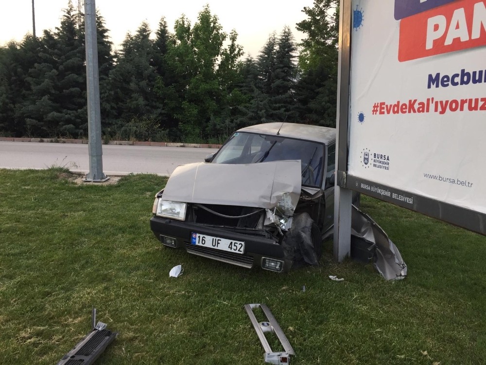 İnegöl’de trafik kazası: 2 yaralı 