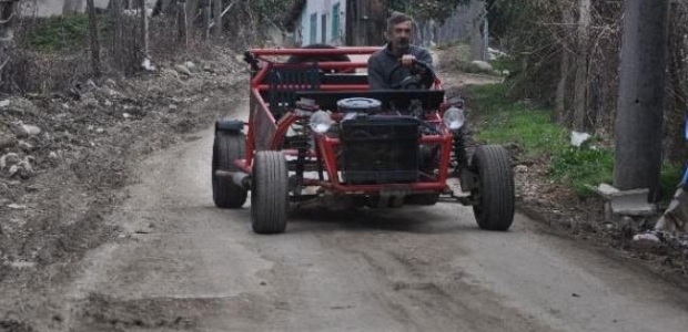 İnegöllü kaynakçıdan yerli otomobil