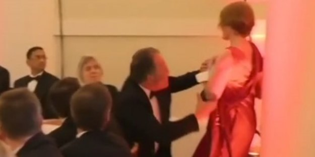 İngiliz bakan kadın eylemciye saldırdı