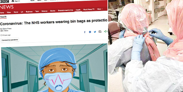 İngiliz sefaleti çöp poşetli önlem