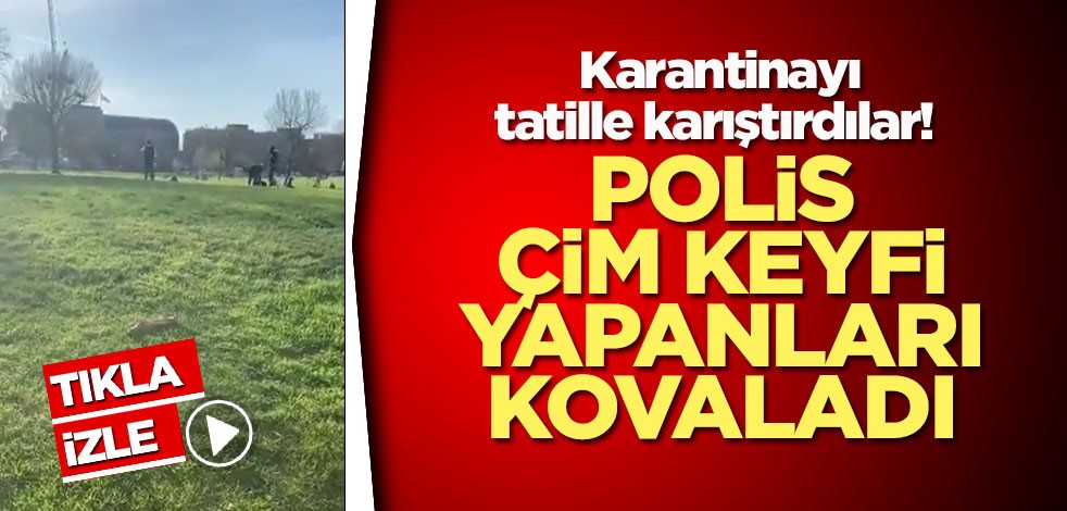 İngilizler karantinayı tatille karıştırdı! Polis devreye girdi