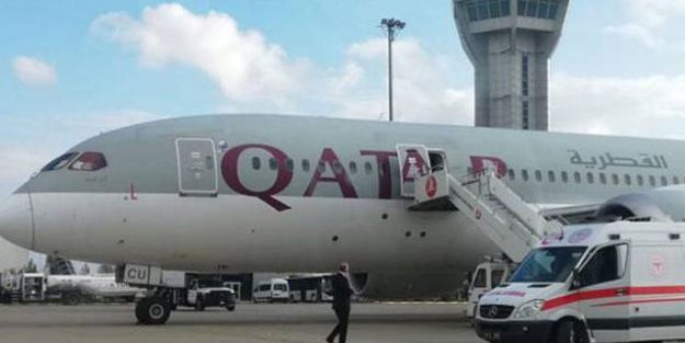 İngiltere'den kalkan uçak Şanlıurfa'ya acil iniş yaptı