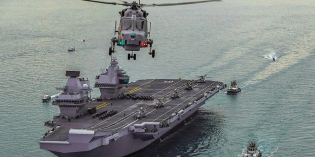 İngiltere'nin uçak gemisi o ülkeye konuşlandırılacak