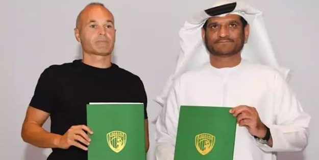 Iniesta'dan 1 yıllık imza