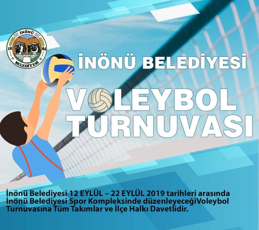 İnönü’de turnuva heyecanı voleybol ile devam ediyor 