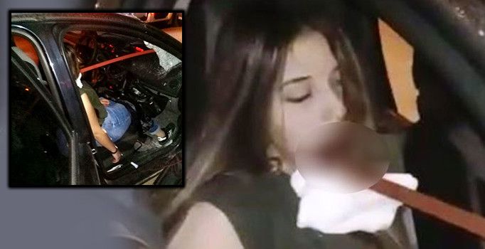 İnşaat demiri genç kadının boğazına saplandı