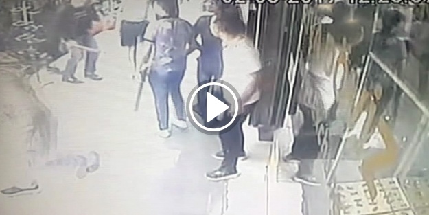 İnşaat iskelesinde silahlı kavga